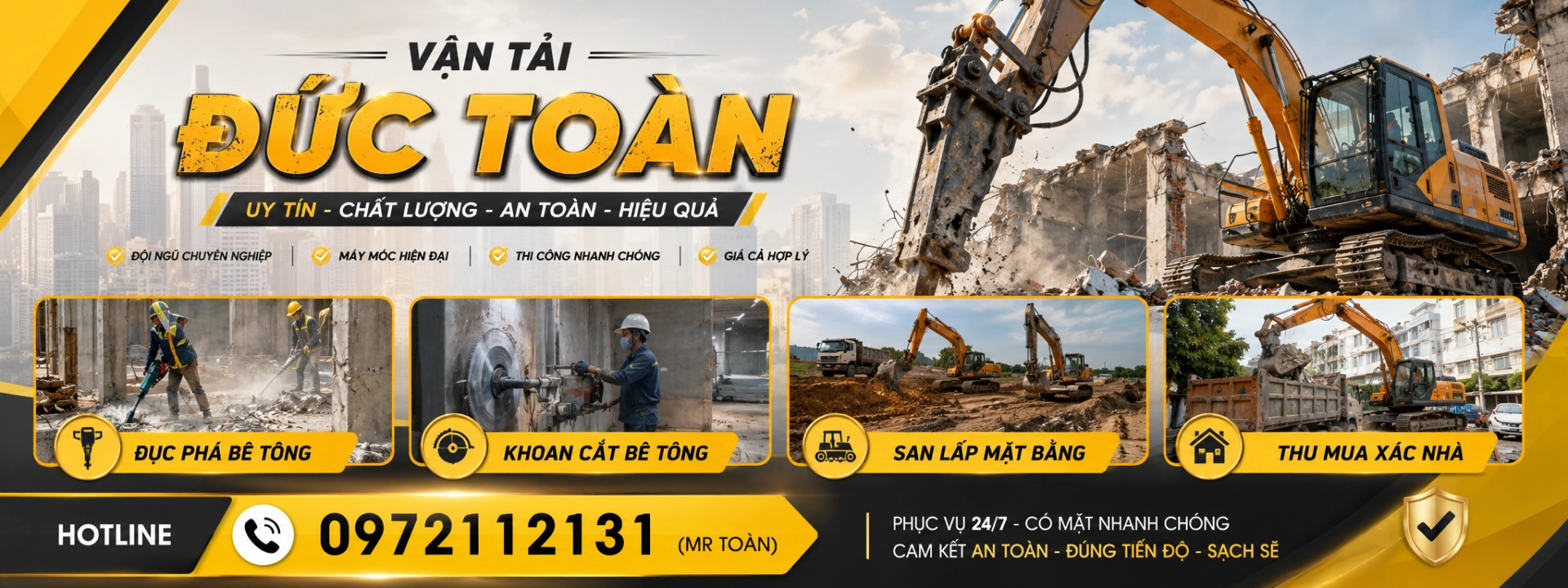đục phá nền nhà chuyên nghiệp Bến Tre